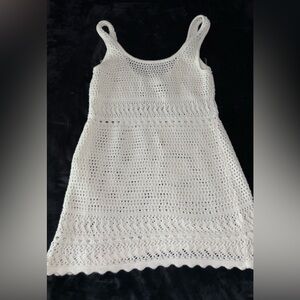 Hollister crochet swimwear cover up dress